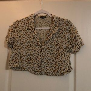 Floral crop top